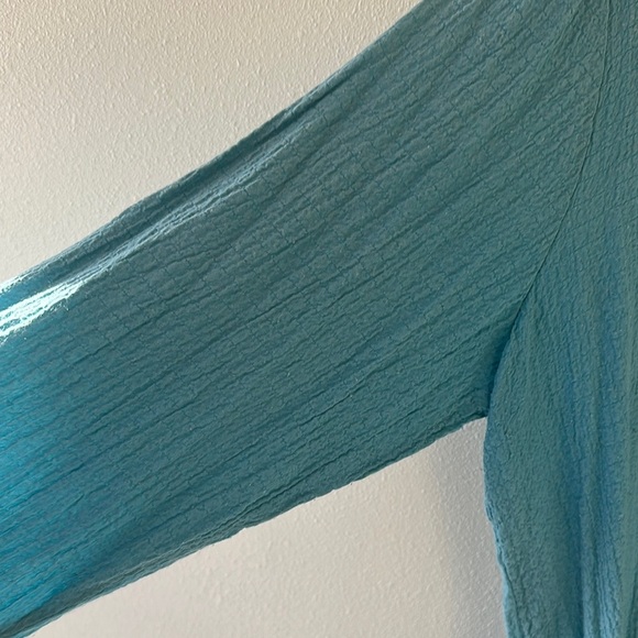 Croft & Barrow Women  Blue Button Down‎ Shirt Size XL - Picture 4 of 10